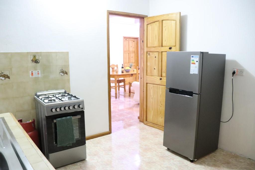 Virtuve vai virtuves zona naktsmītnē Sunset view Suite