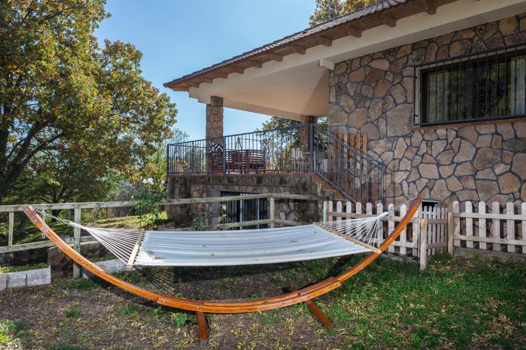 A balcony or terrace at La Buenaventura del Tiétar