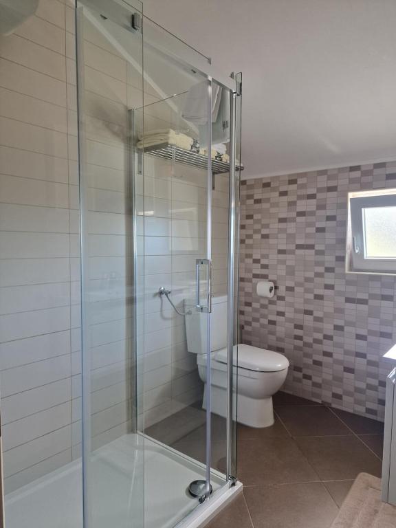 Koupelna v ubytování Adria apartmani