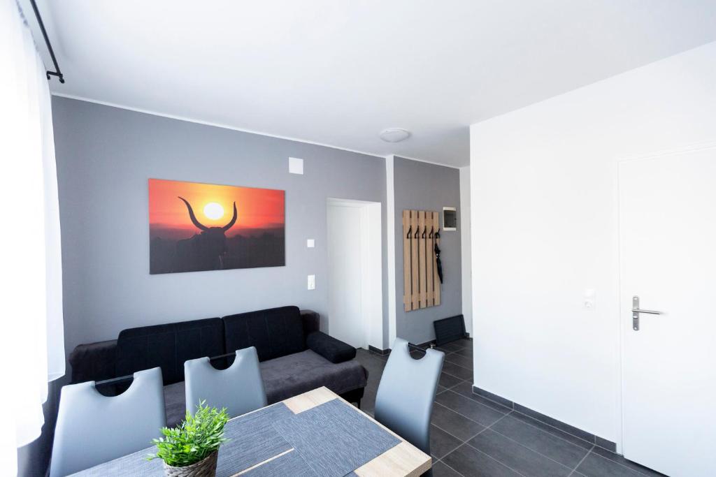 Posezení v ubytování Horváth Apartman