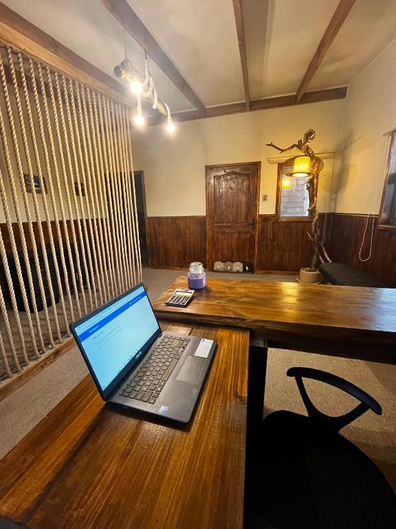 TV a/nebo společenská místnost v ubytování Hostel Rosa de los Vientos