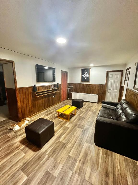 TV a/nebo společenská místnost v ubytování Hostel Rosa de los Vientos