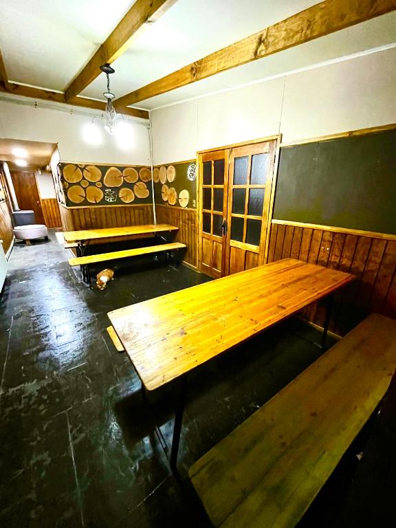 Posezení v ubytování Hostel Rosa de los Vientos