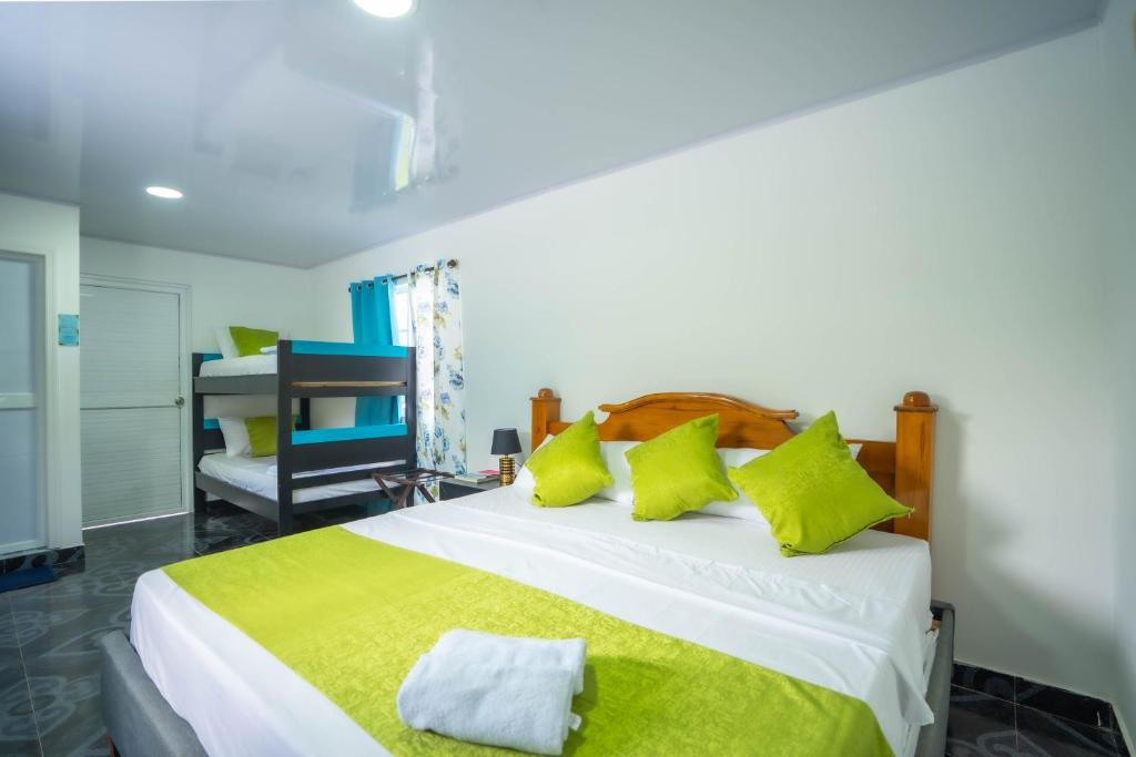 Voodi või voodid majutusasutuse Posada Stoy Places toas