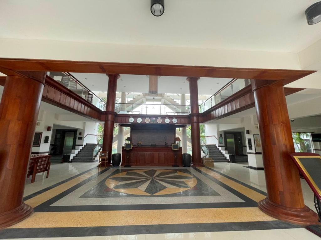 Vstupní hala nebo recepce v ubytování EG Paradise Angkor Villa Hotel