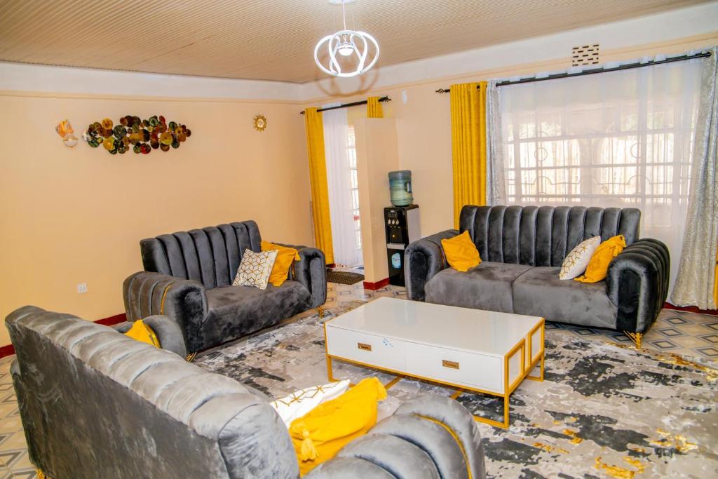 Posezení v ubytování Greenstar cozy home