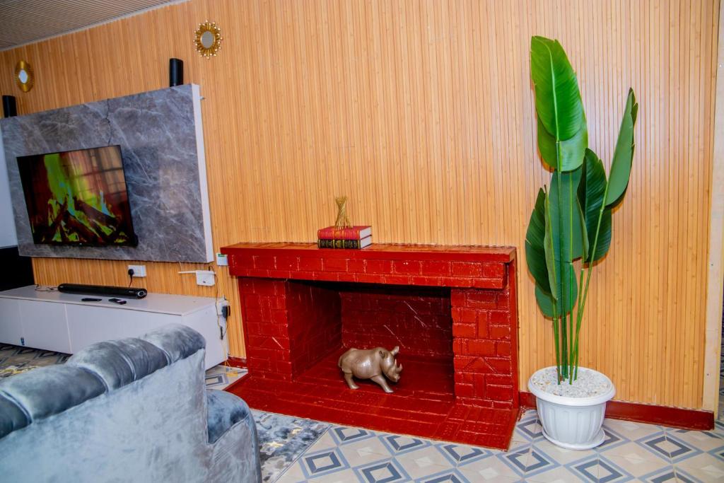 Posezení v ubytování Greenstar cozy home