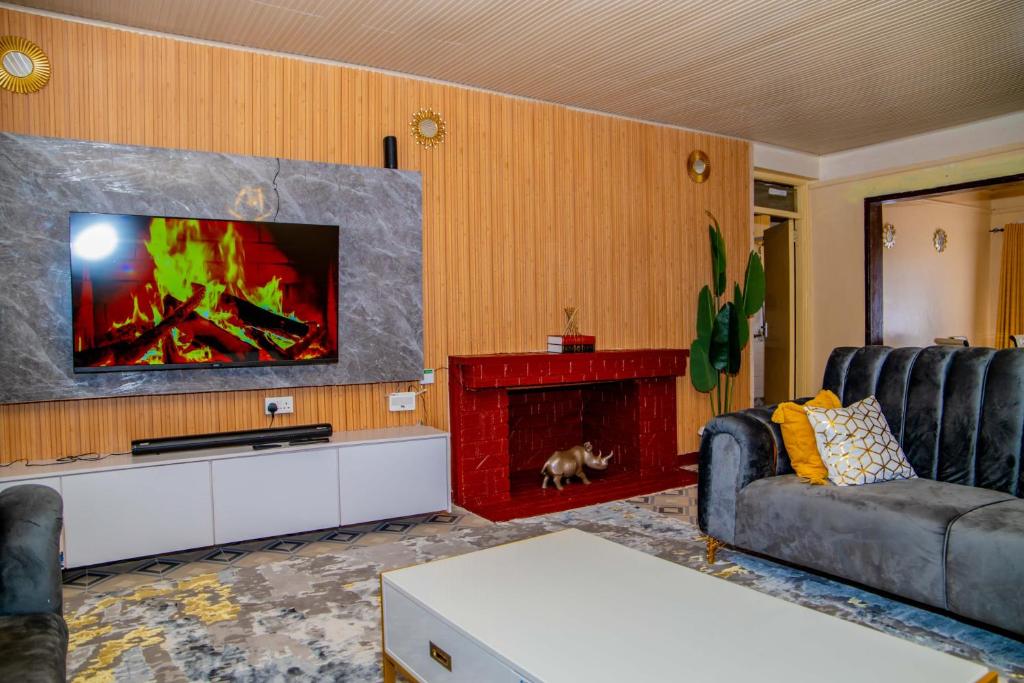 Posezení v ubytování Paradise cozy homes