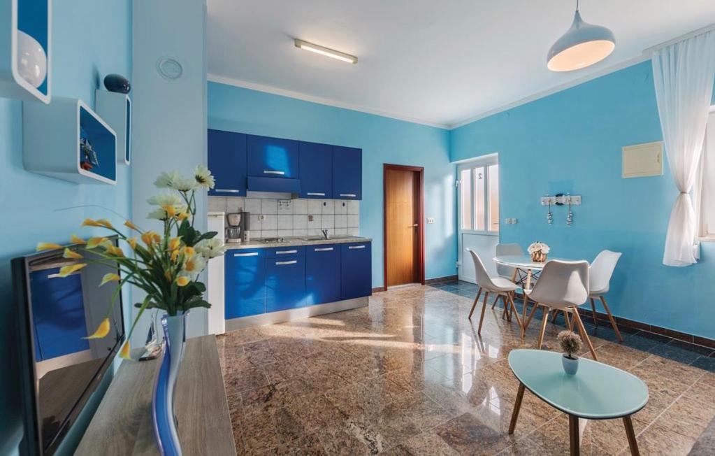 Kuchyň nebo kuchyňský kout v ubytování Apartments Armin