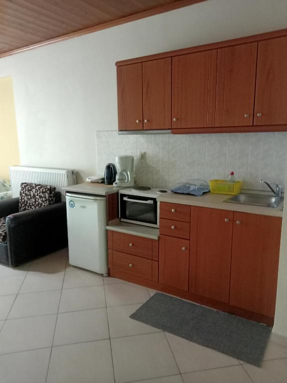 Kuchnia lub aneks kuchenny w obiekcie Guesthouse Kallisti