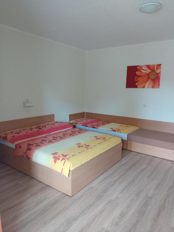 Postel nebo postele na pokoji v ubytování Privát Sulamit