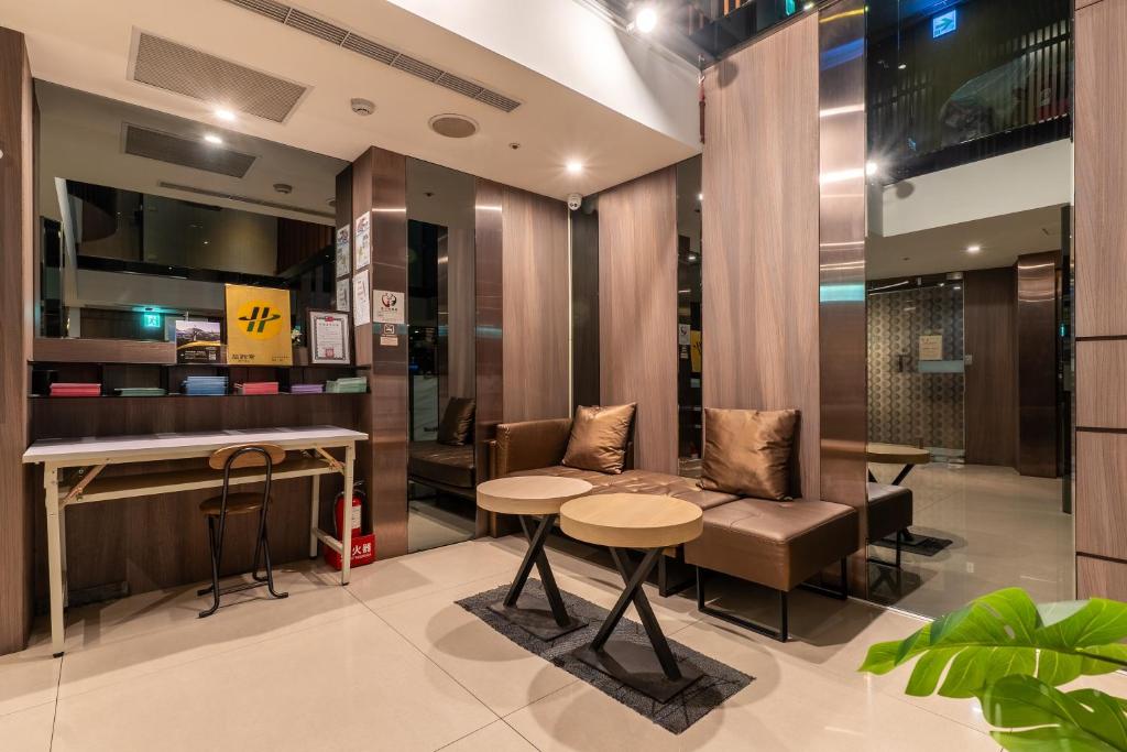 Posezení v ubytování Guide Hotel Taipei Fuxing North