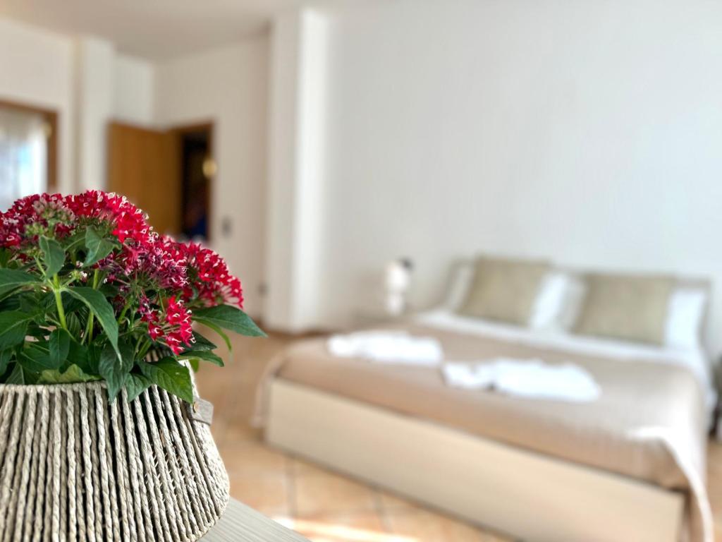 Postel nebo postele na pokoji v ubytování A casa di Chiara