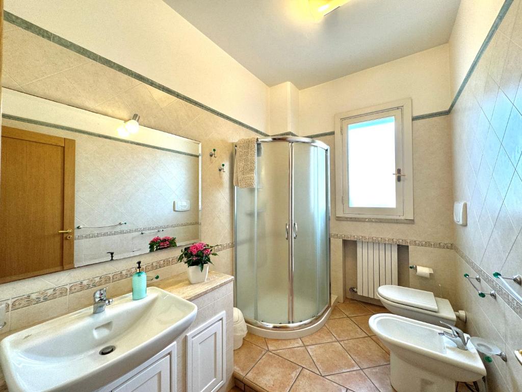 Koupelna v ubytování A casa di Chiara
