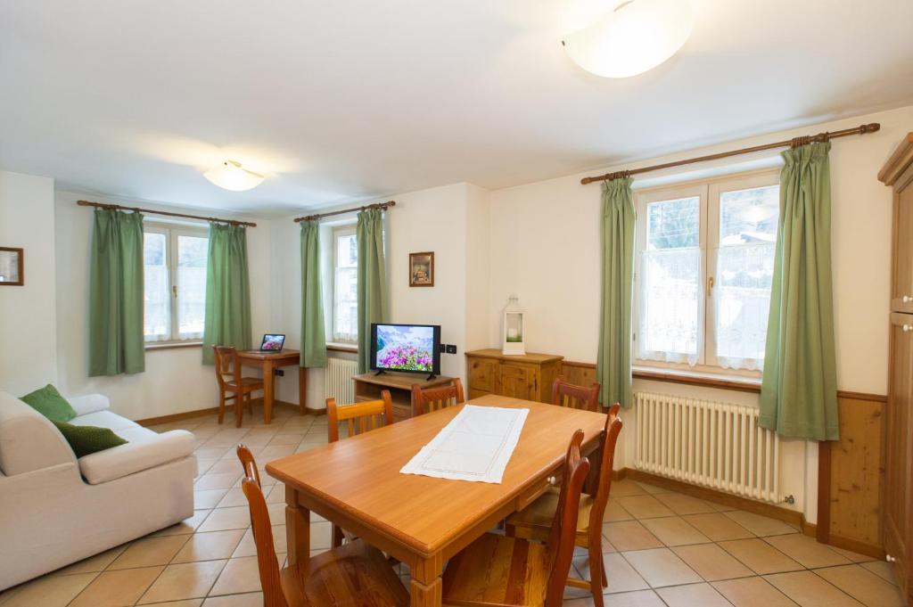 TV a/nebo společenská místnost v ubytování Casa Tomaselli