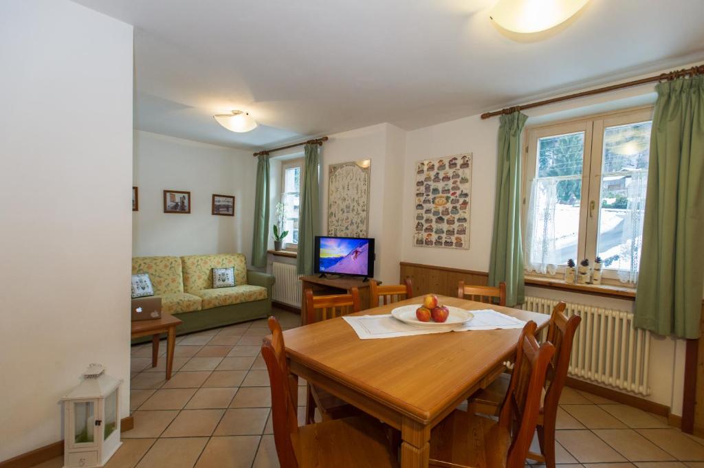 TV a/nebo společenská místnost v ubytování Casa Tomaselli