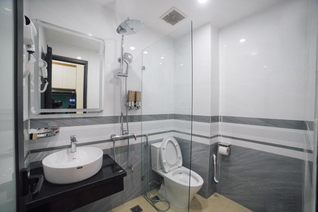 Koupelna v ubytování Pho Nang Hotel
