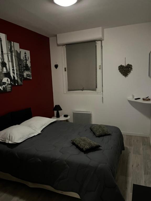 Postel nebo postele na pokoji v ubytování chambres de la Nonette