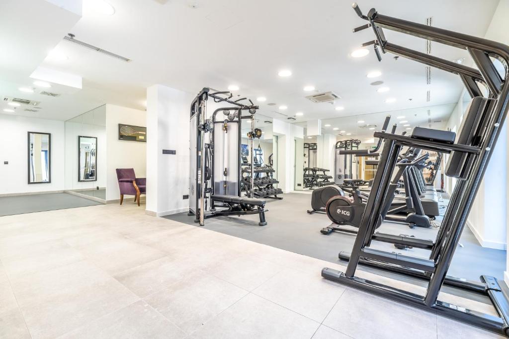 Fitness centrum a/nebo fitness zařízení v ubytování Hotel Park Split
