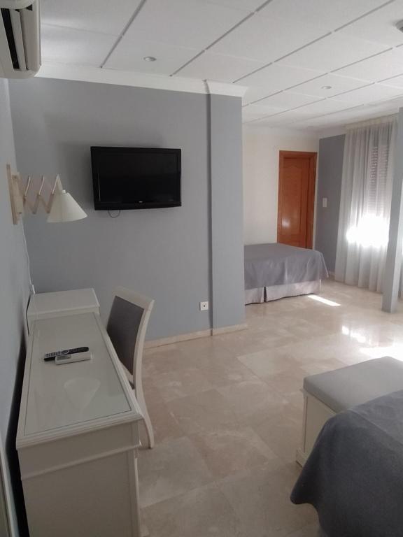 TV a/nebo společenská místnost v ubytování Hotel Sacromonte