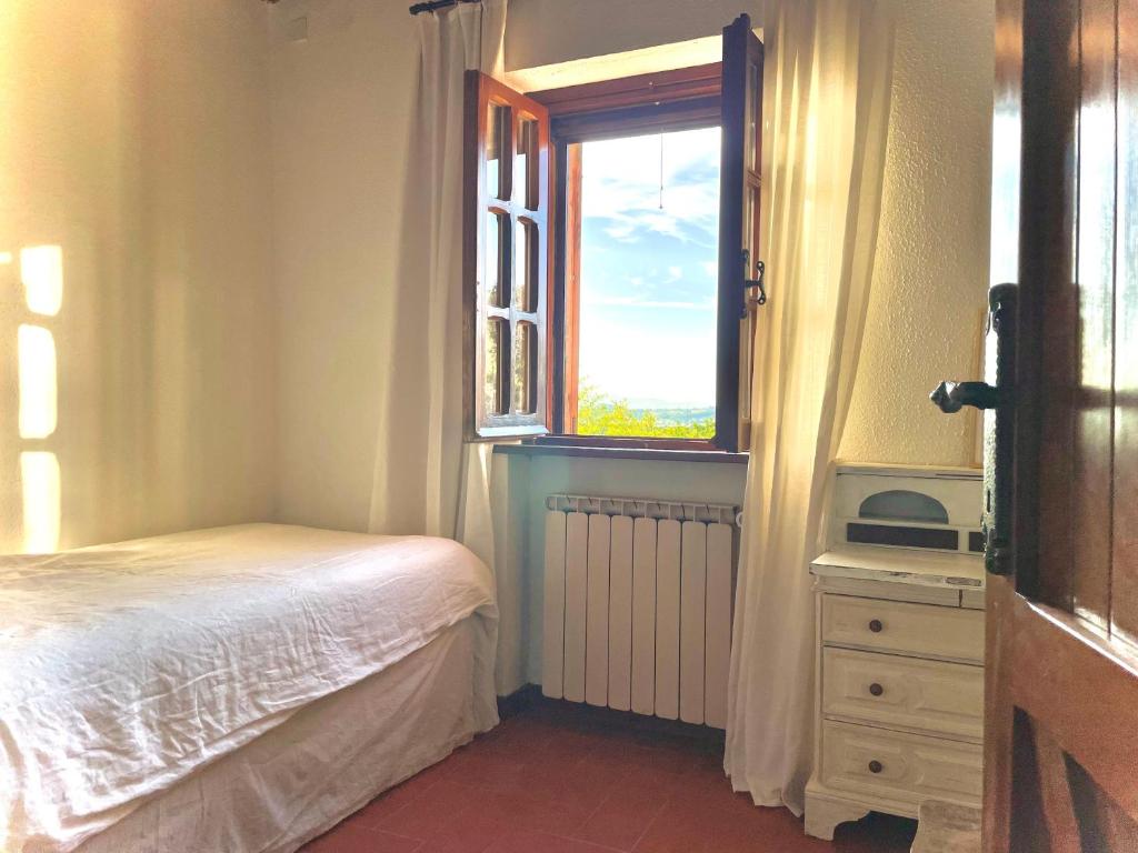 Postel nebo postele na pokoji v ubytování La Melea - vegan Bed and Breakfast