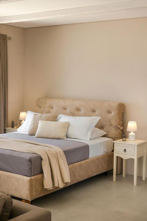 Postel nebo postele na pokoji v ubytování Zen Villas