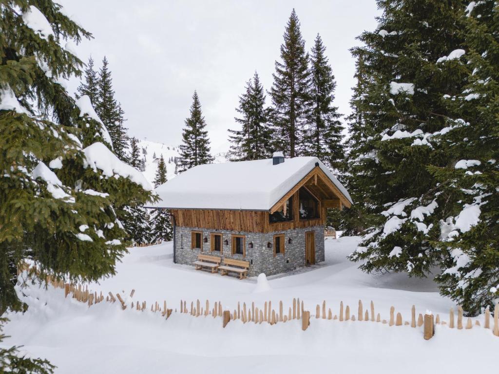 Alpine Chalet Stern trong mùa đông