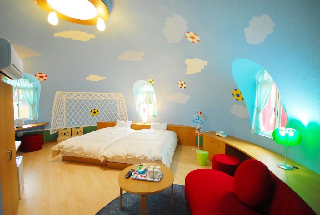 Aso Farm Land - Twin Room Met Voetbalthema - Dream Zone