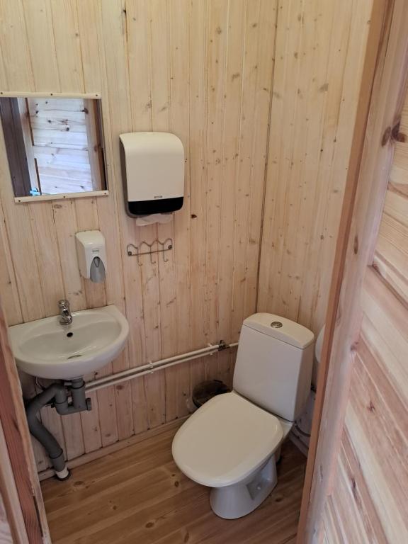 Koupelna v ubytování Paide B&B