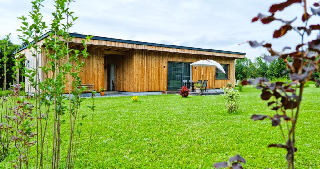 Zahrada ubytování Ferienhaus DAS GLAB