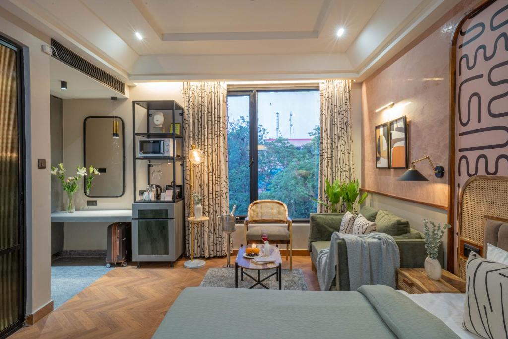 Posezení v ubytování Boutique Hotel By One Tree