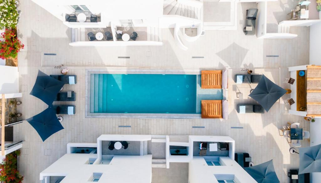 Posezení v ubytování Quartano Luxury Cycladic Residence, Adults Only (13+)