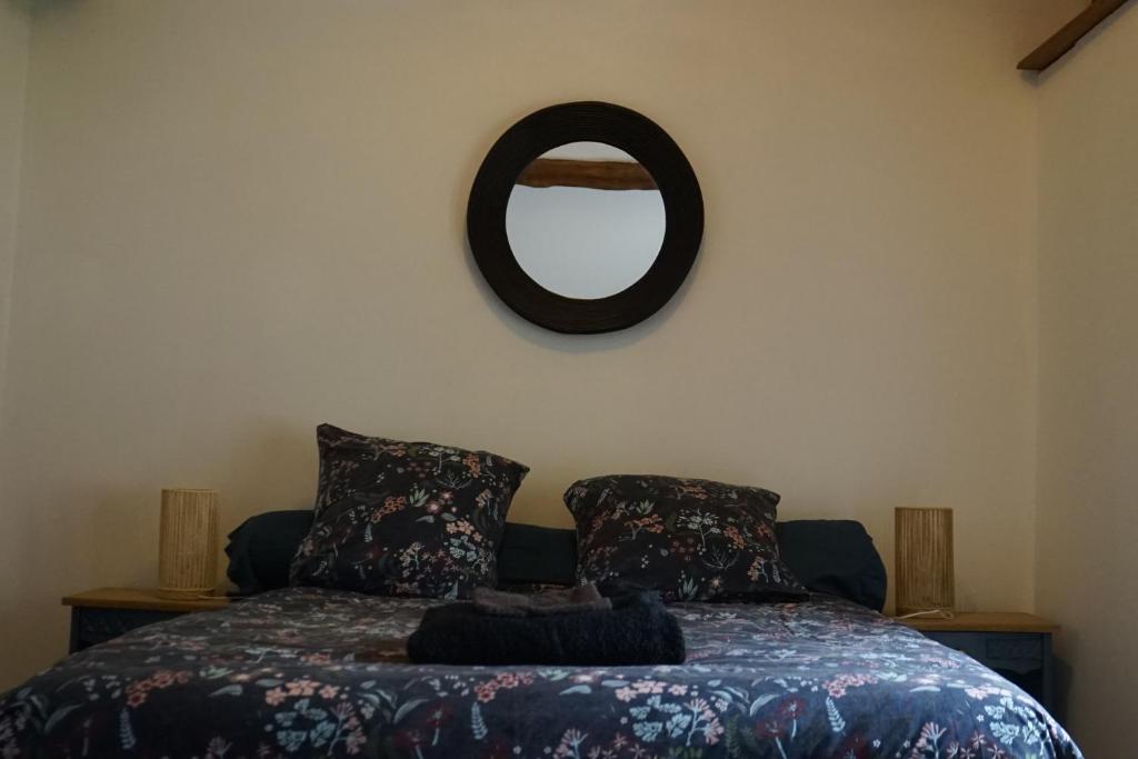 Postel nebo postele na pokoji v ubytování Chambre d'Hôtes - Eco Gîte la Grange