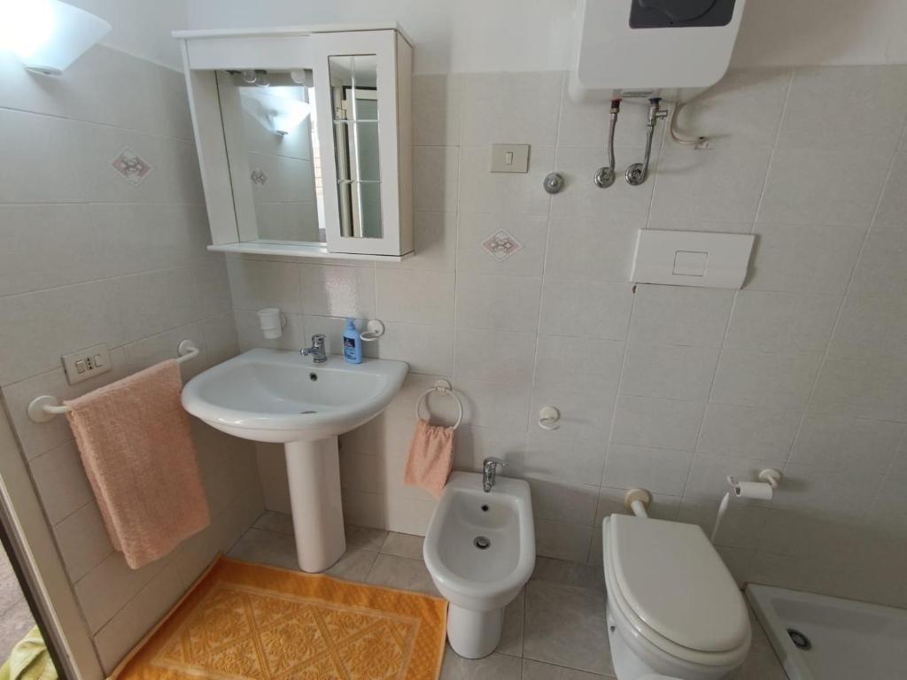 Koupelna v ubytování Casa Iole