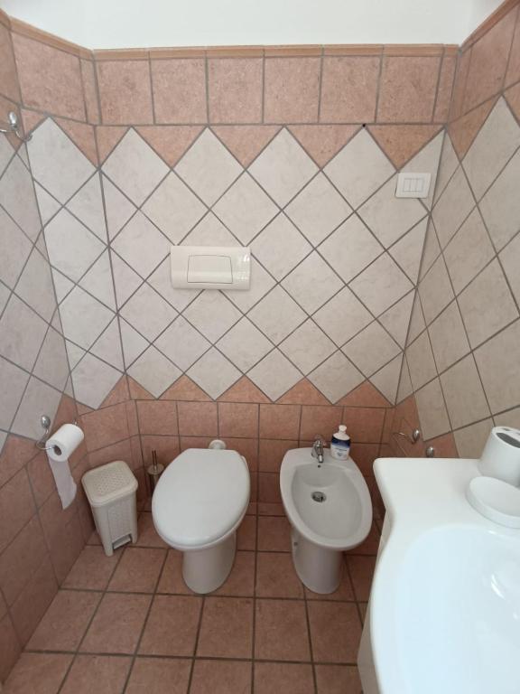Koupelna v ubytování Casa Iole