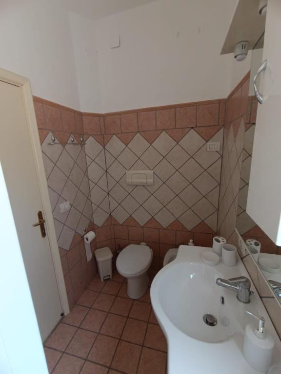 Koupelna v ubytování Casa Iole