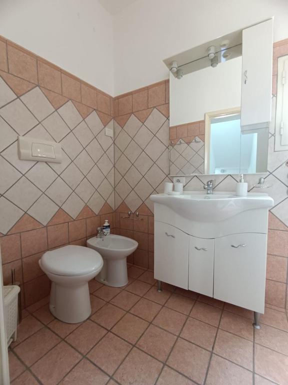 Koupelna v ubytování Casa Iole