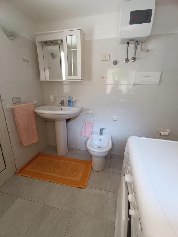 Koupelna v ubytování Casa Iole