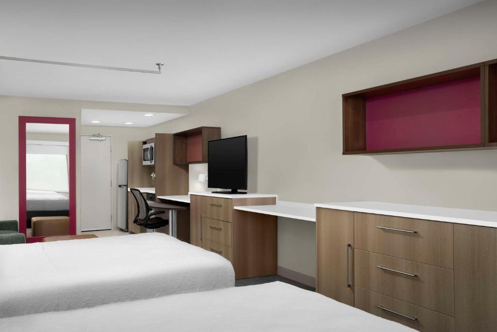 TV o dispositivi per l'intrattenimento presso Home2 Suites By Hilton Poughkeepsie
