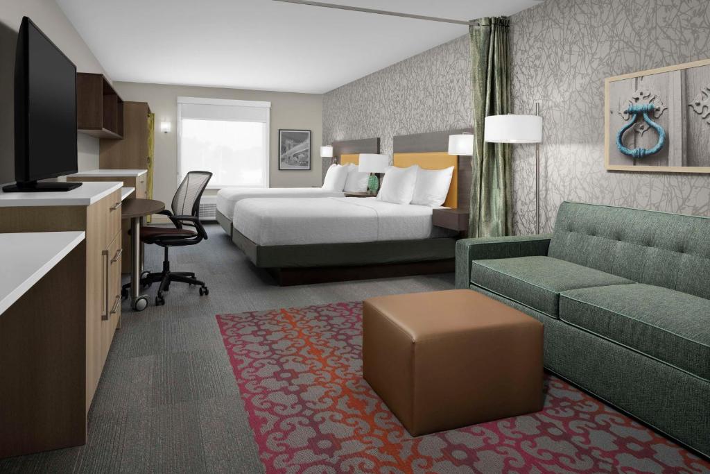 Letto o letti in una camera di Home2 Suites By Hilton Poughkeepsie