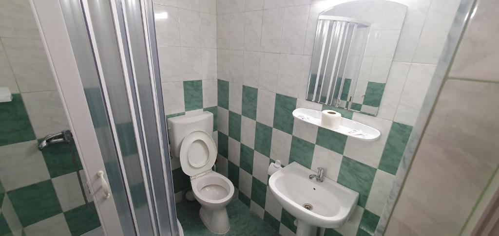 Koupelna v ubytování Milcov