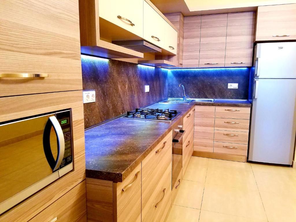 Η κουζίνα ή μικρή κουζίνα στο Beautiful apartment only for good guests