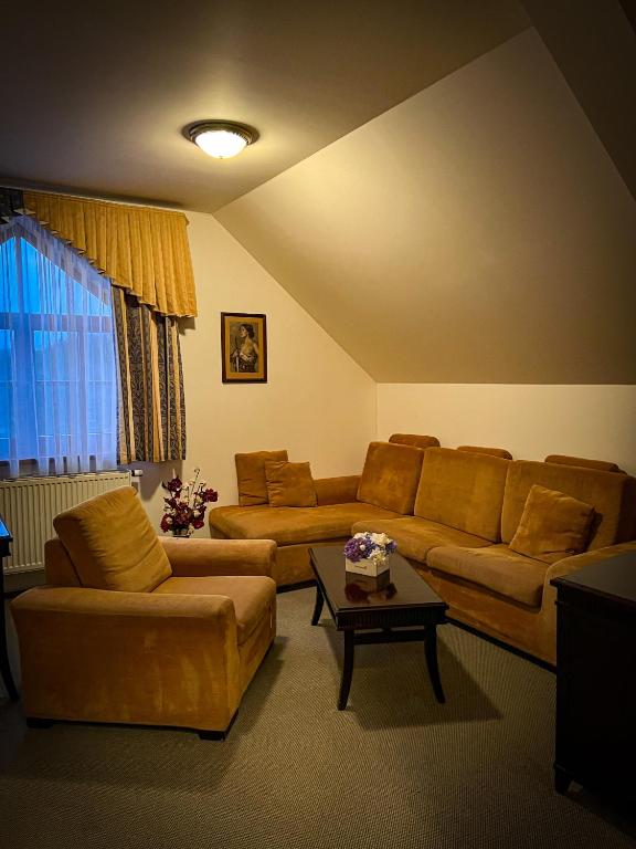 Posezení v ubytování Hotel U Zeleneho stromu