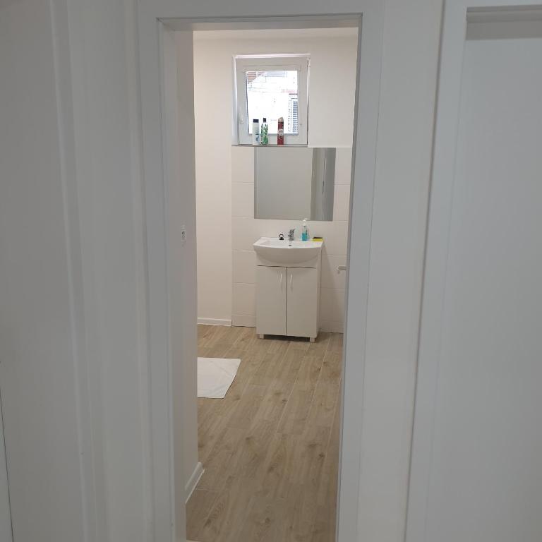Koupelna v ubytování Apartmán Stará Myjava