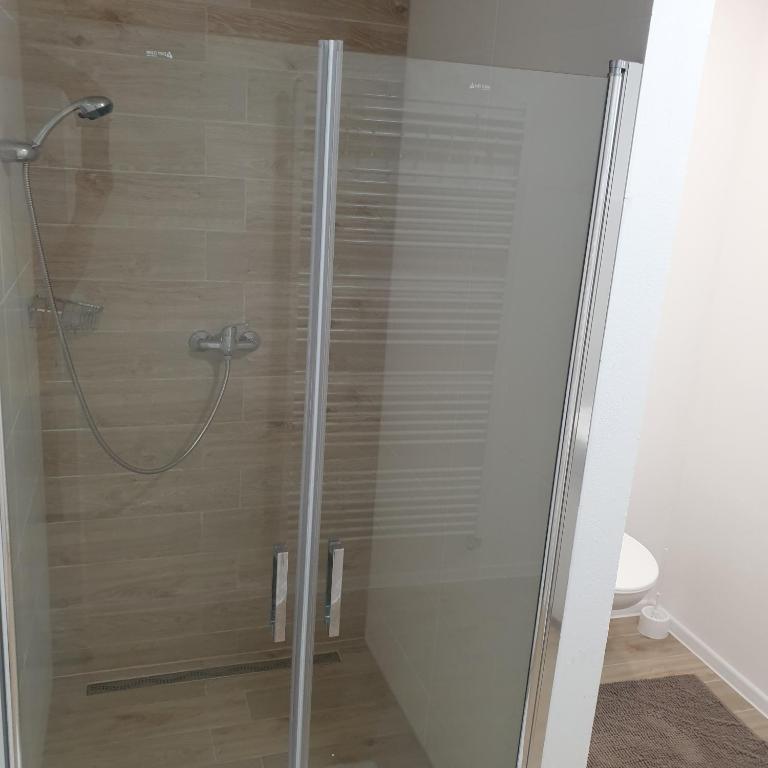Koupelna v ubytování Apartmán Stará Myjava