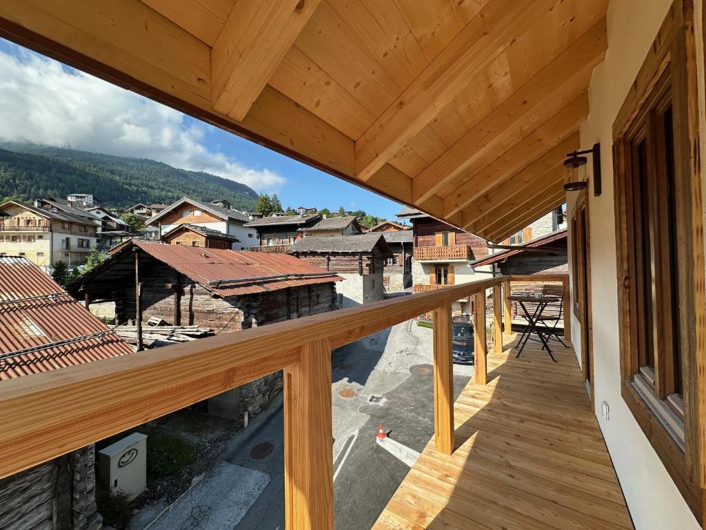 Nespecifikovaný výhled na hory nebo výhled na hory při pohledu z apartmánu