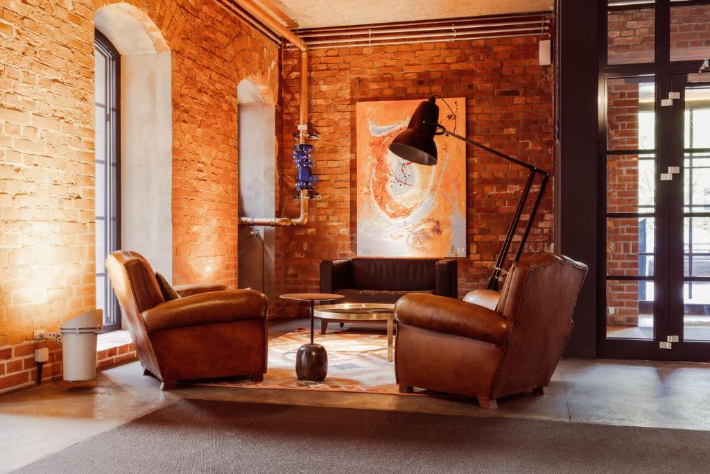 Posezení v ubytování Gastwerk Hotel Hamburg