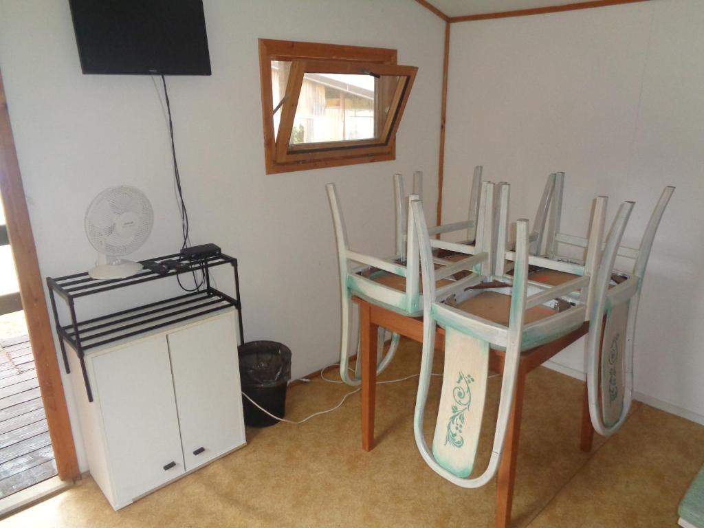 Kuchyň nebo kuchyňský kout v ubytování Hotel U Lázní - chatky
