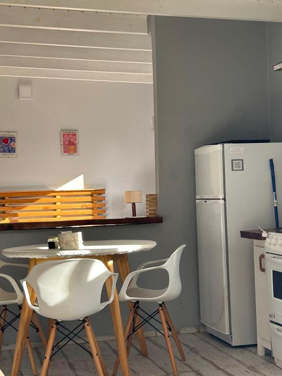 Kuchyň nebo kuchyňský kout v ubytování Entre Las Sierras Cabañas Tiny House