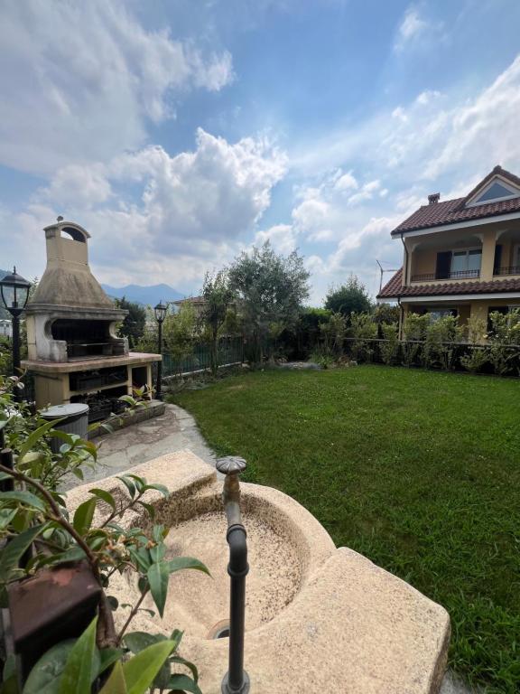 Zahrada ubytování CASA I CEDRI
